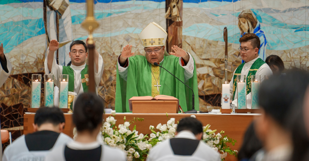 이경상 주교 미사 모습